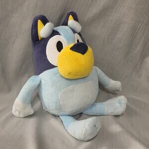 Bluey 12" Talking Plush Stuffed Animal Light Blue Dog Toy – Sound Tested & Worki